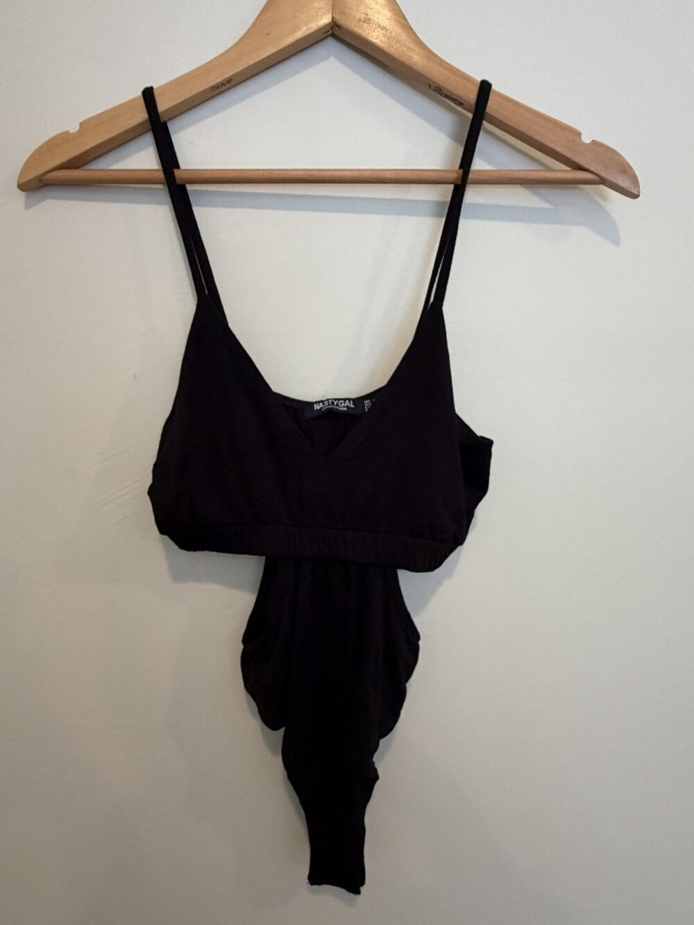 Nasty Gal | Black Cut Out Bodysuit